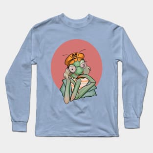 Hipster Mantis Long Sleeve T-Shirt